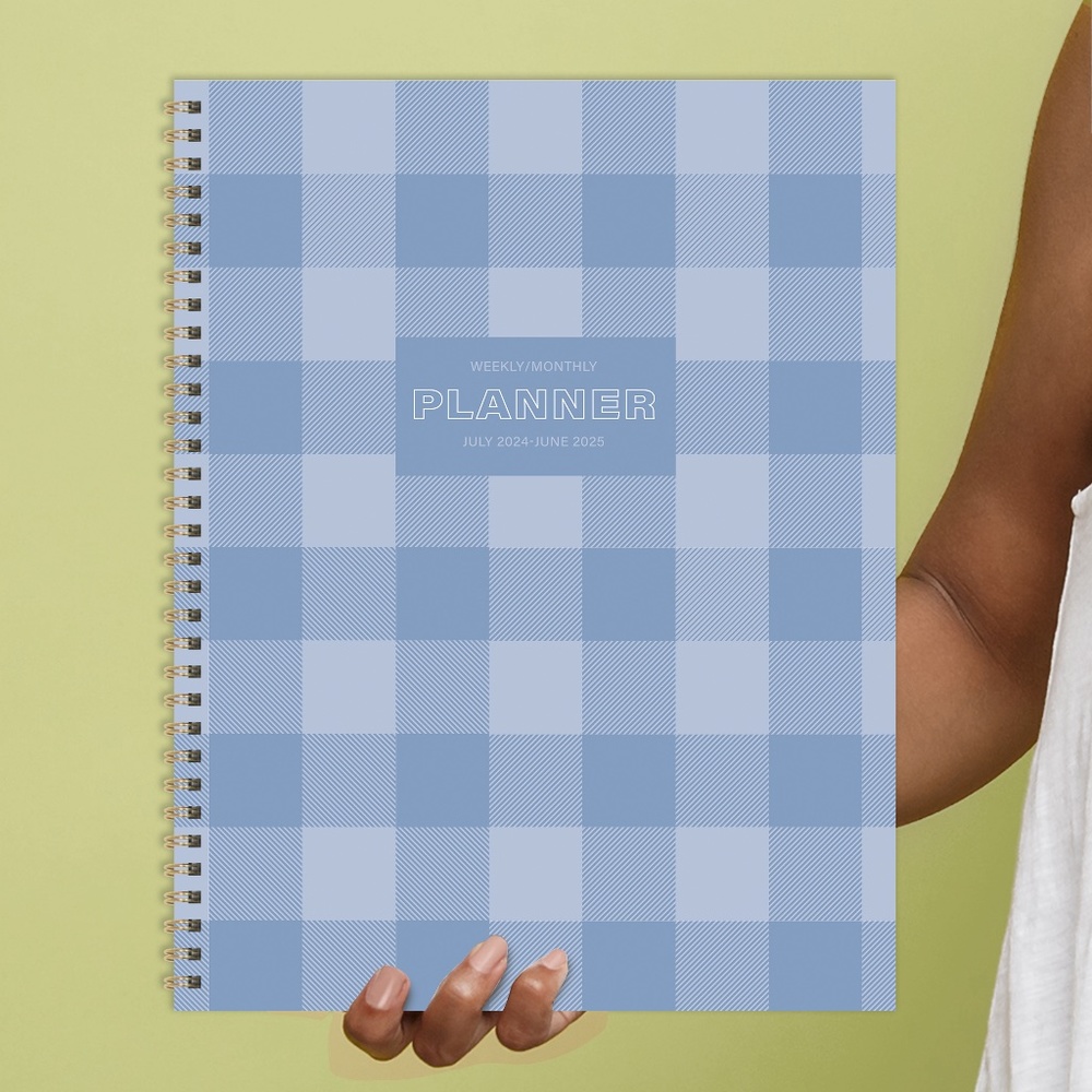 July 2024 - June 2025 Mediterranean Picnic Large Weekly Monthly Planner